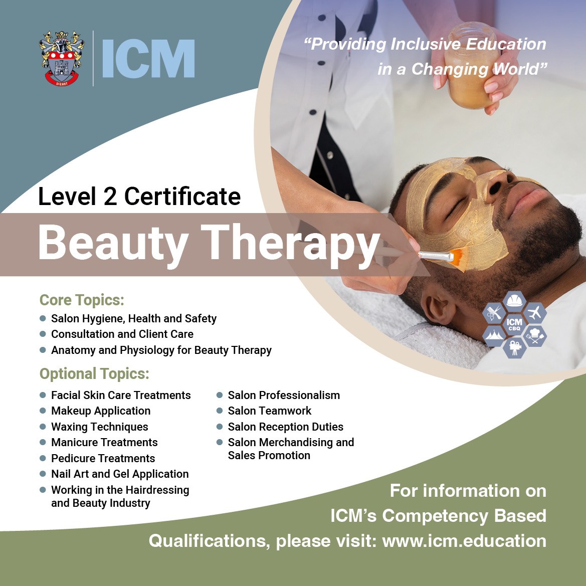 Are you looking for an assessment based qualification in beauty therapy?
Check out details of our Level 2 Certificate in Beauty Therapy Competency Based Qualification on our website:
icm.education/competency-bas…
#BeautyTherapy #Level2 #Certificate #CompetencyBasedQualification #ICM