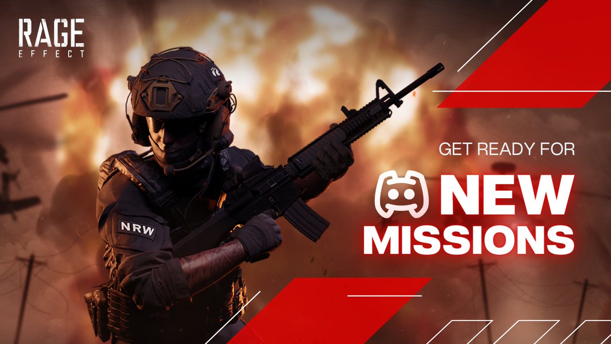 Rumors just in that you'll soon be able to access special missions and weekly #Web3 rewards will be distributed to the Rage Soldiers 🎖 If you're ready to play @Solana's first AAA cross-play shooter, make sure to join our Discord 👀 Link : discord.com/invite/rage-ef…