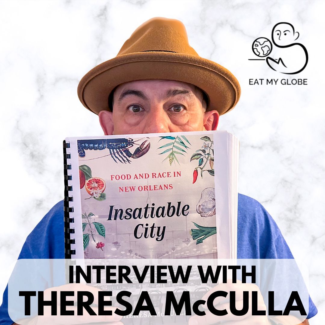 How did enslaved Africans & rice shape the city that would be #NewOrleans? Find out on #EatMyGlobe as we chat with historian & author of #InsatiableCity, @theresamccu. Available wherever you get your podcasts or👇 traffic.libsyn.com/eatmyglobe/EMG… EatMyGlobe.com/theresa-mcculla #FoodHistory