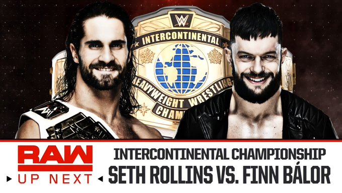 4/30/2018

Seth Rollins defeated Finn Balor to retain the Intercontinental Championship on RAW from the Bell Center in Montreal, Canada.

#WWE #WWERaw #SethRollins #TheArchitect #TheMessiah #BurnItDown #FinnBalor #TheDemon #IntercontinentalChampionship