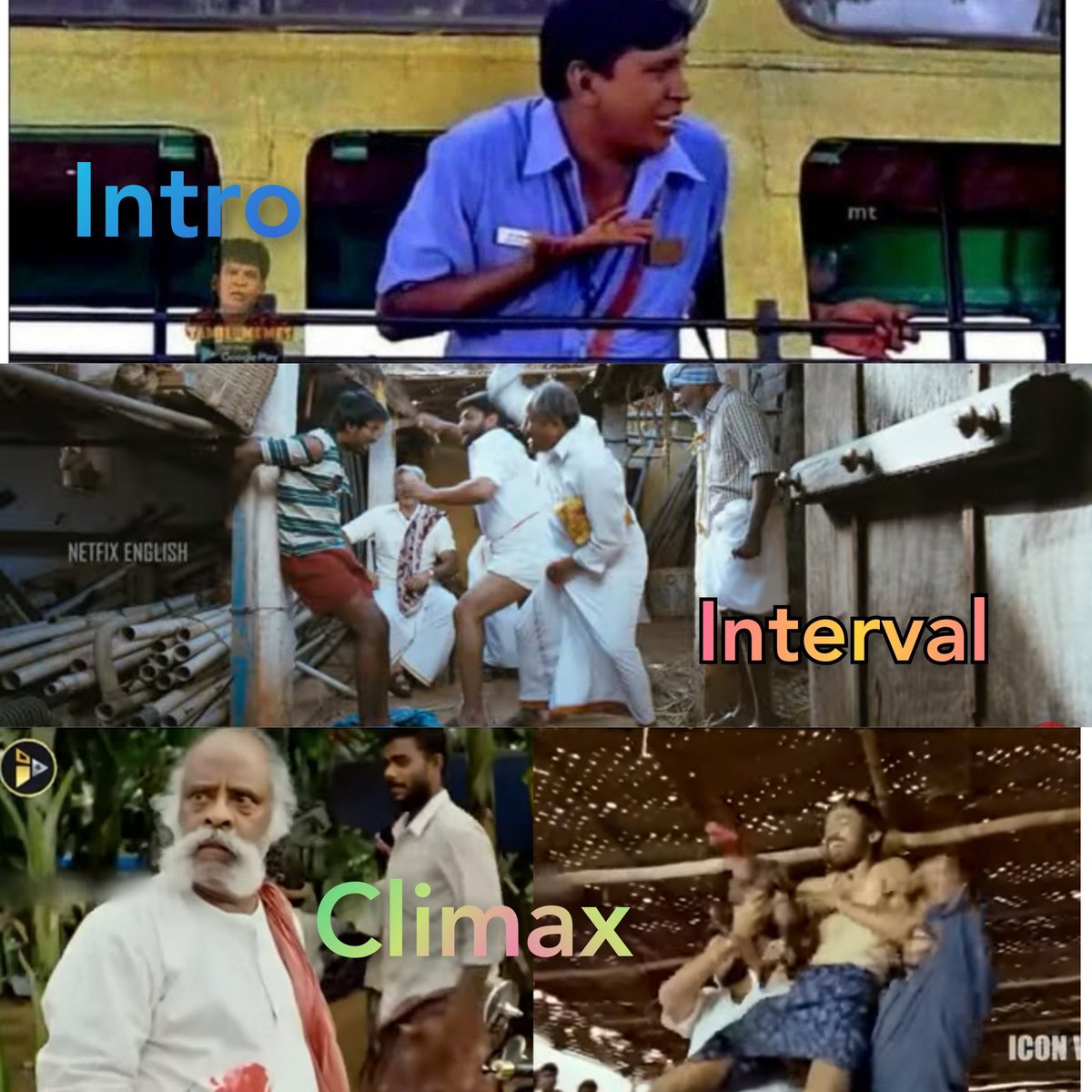 Rajini biopic 🙃

Sad intro - Mass interval - Twist climax