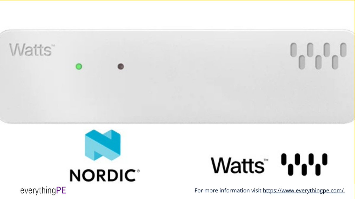 Nordic Semiconductor Powers Watts' Smart Energy Solutions for Efficient Energy Management

Read more: ow.ly/j7lX50RsyQS

#energymanagement #smartenergy #smartmeters #homes #electricity #nordicsemiconductor #watts
