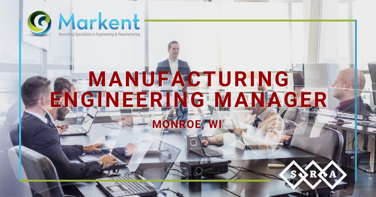 Markent Personnel's client is seeking a Manufacturing Engineering Manager to oversee and direct all technical aspects of manufacturing within their facility. Reach out to Markent Personnel to discover more! #SRA #SRACareers #MarkentPersonnel ow.ly/JKqe50RrcgP