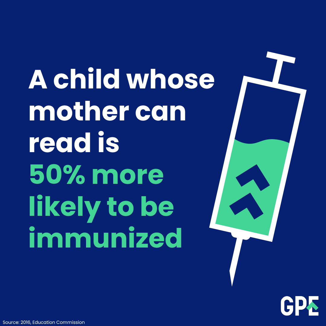 Education has a direct effect on the health of children and their communities ♥️ 💉 #WorldImmunizationWeek