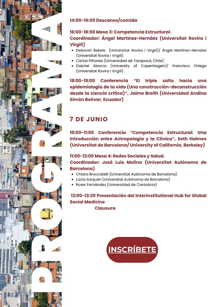 MARC_URV's tweet image. Recorda que ja estan obertes les inscripcions ✍️ del VIII #Col·loquiMARC, que es realitzarà els dies 📆5, 6 i 7 de juny.

Si encara no ho has fet pots inscriure't ara 👇
i.mtr.cool/qkxbvxubrh

Tota la informació ⬇️