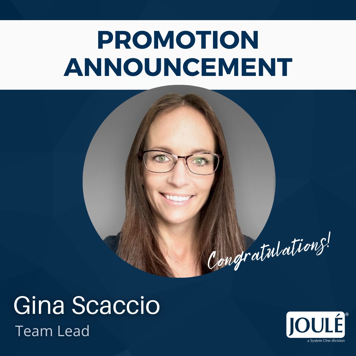 We are excited to announce the promotion of Gina Scaccio to Team Lead! 

Favorite quote: “Love many, trust few, and always paddle your own canoe.” 

#promotionalert #promotionannouncement #congratulations #promotion #teamplayer