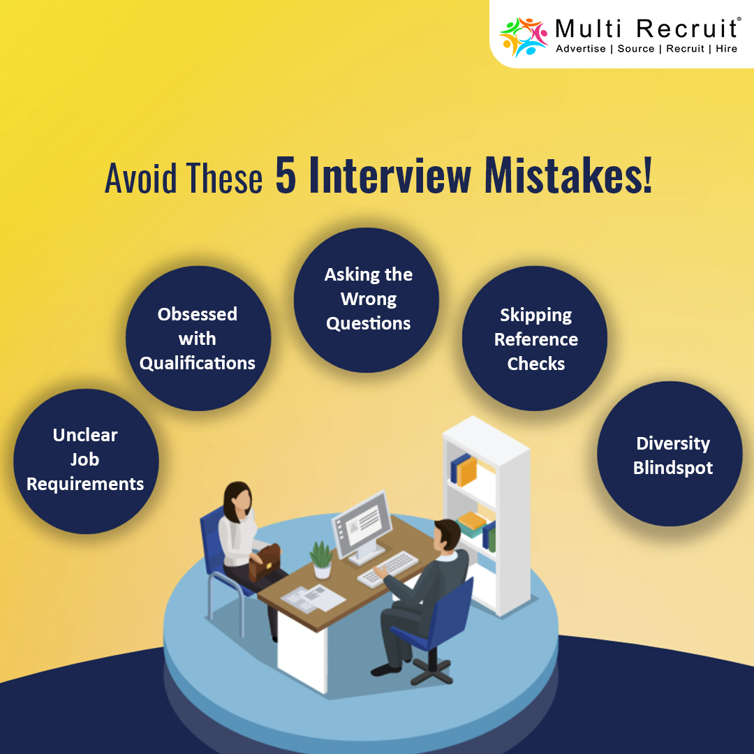 Avoid hiring mistakes:
1) Clarify job requirements 
2) Prioritize potential over qualifications
3) Ask insightful questions 
4) Check references diligently 
5) Embrace diversity for stronger teams! 
ow.ly/Lnqt50Rsi1Q
#HiringTips #Recruitment #MultiRecruit