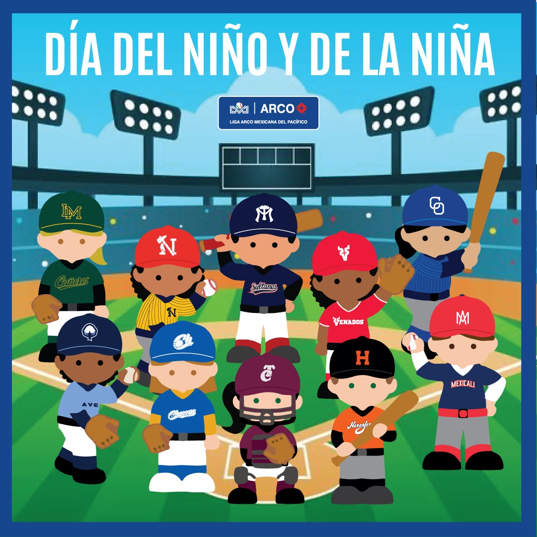 Hoy celebramos el Día del Niño y de la Niña 🧑👧🏻🎉 ¡Muchas felicidades a nuestros pequeños beisboleros! 🥳🎊 #LigaARCO ⚾