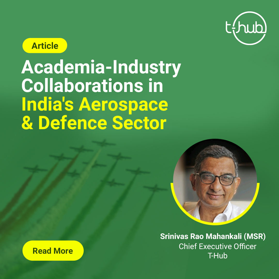 Discover how academia-industry collaborations reshape India's Aerospace and Defence sectors in our insightful article. Read more: yourstory.com/2024/04/academ… #InnovateWithTHub