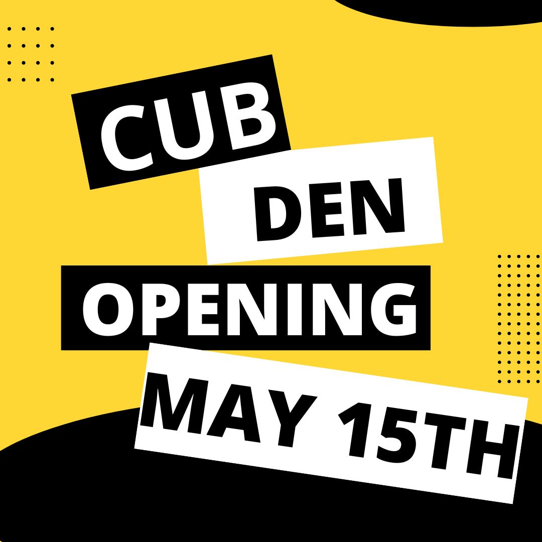 Mark your calendars for the Cub Den online store opening on May 15th! The first opening will be the ONLY time we sell pink and military attire for the year. The store is open until July 9th and items will be delivered to students during the first week of school.