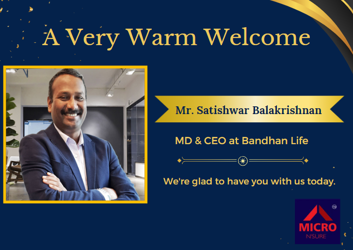 We were delighted to have Mr. Satishwar B, MD & CEO at Bandhan Life. His wealth of expertise and in-depth knowledge sparked engaging discussions, leaving our team inspired and enlightened.