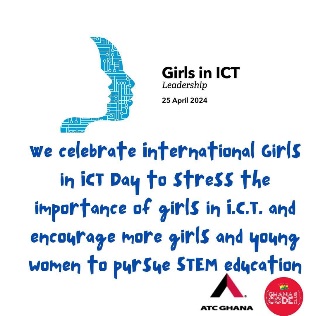 Ghana Code Club launched its annual 100 Girls in STEAM program this year on #GirlsinICTday. 1000 Girls will be trained from 10 different ATC Ghana centers for a period of 6 months. This initiative aims to empower girls in ICT and foster their interest and skills in STEM fields