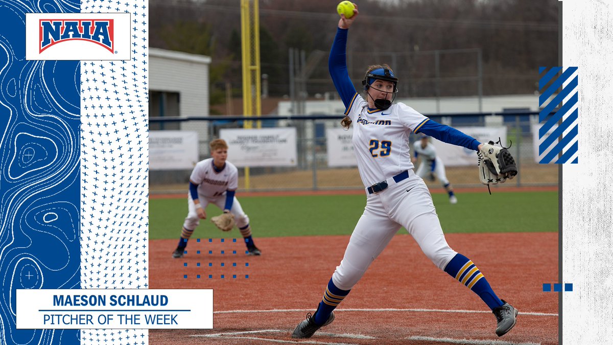 🥎 Meson Schlaud of @MUCrusaders has been tabbed as the #NAIASoftball Pitcher of the Week after a stellar four-game performance totaling 16.2 innings! check out what else Schlaud did in the final week of the regular season! -->naia.prestosports.com/x/mzc0s #collegesoftball #NAIAPOTW