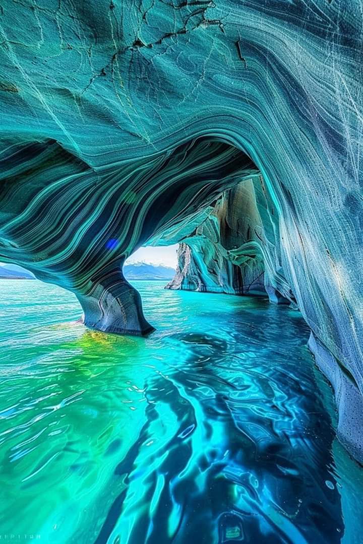 🩵🩵🩵The Marble Caves of Patagonia Chile's Azure 🩵🩵🩵🩵🩵🩵Wonder 🇨🇱