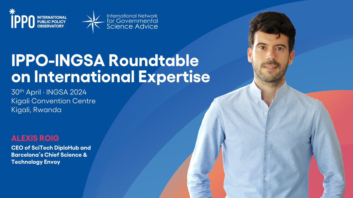 🌍🇷🇼 Excited to kick off the IPPO/INGSA Roundtable in vibrant Kigali!

Join our CEO and #Barcelona's Chief Science & Tech Envoy @alexisroig, alongside global leaders, as we explore the vital role of #ScienceAdvice in shaping public policies!

Stay tuned for plenty of insights! 👇