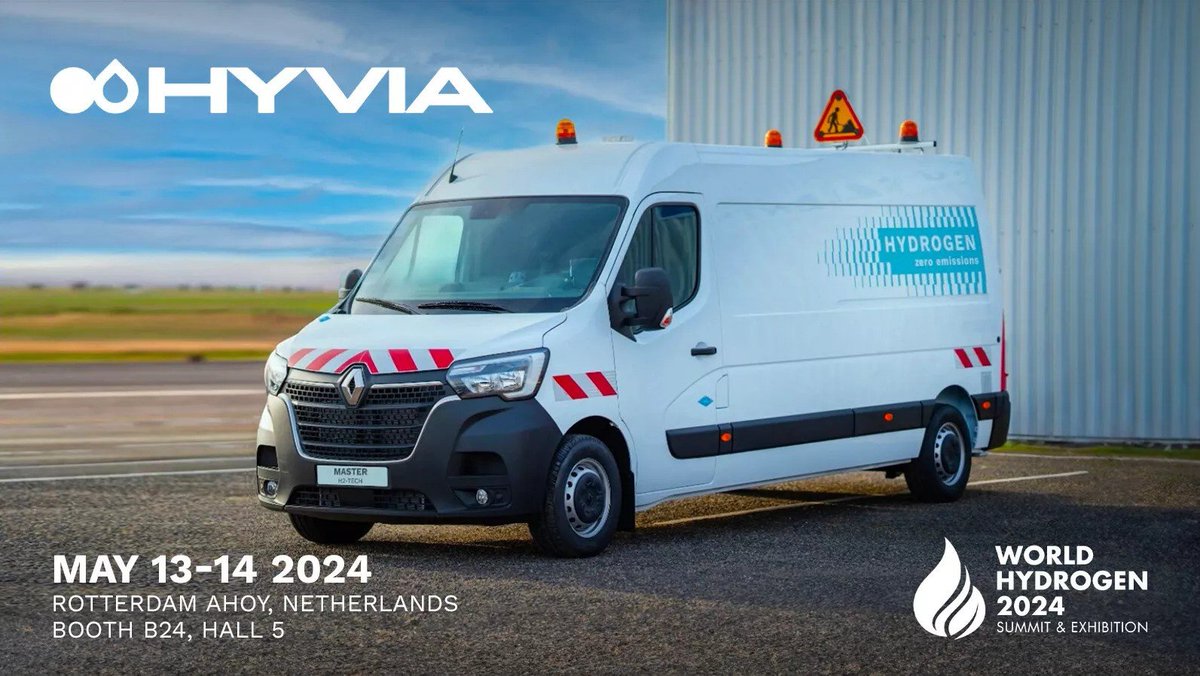 World Hydrogen Summit 2024 – Rotterdam: HYVIA & Renault Netherlands At The Forefront Of Hydrogen Mobility In Europe - FuelCellsWorks fuelcellsworks.com/news/world-hyd…