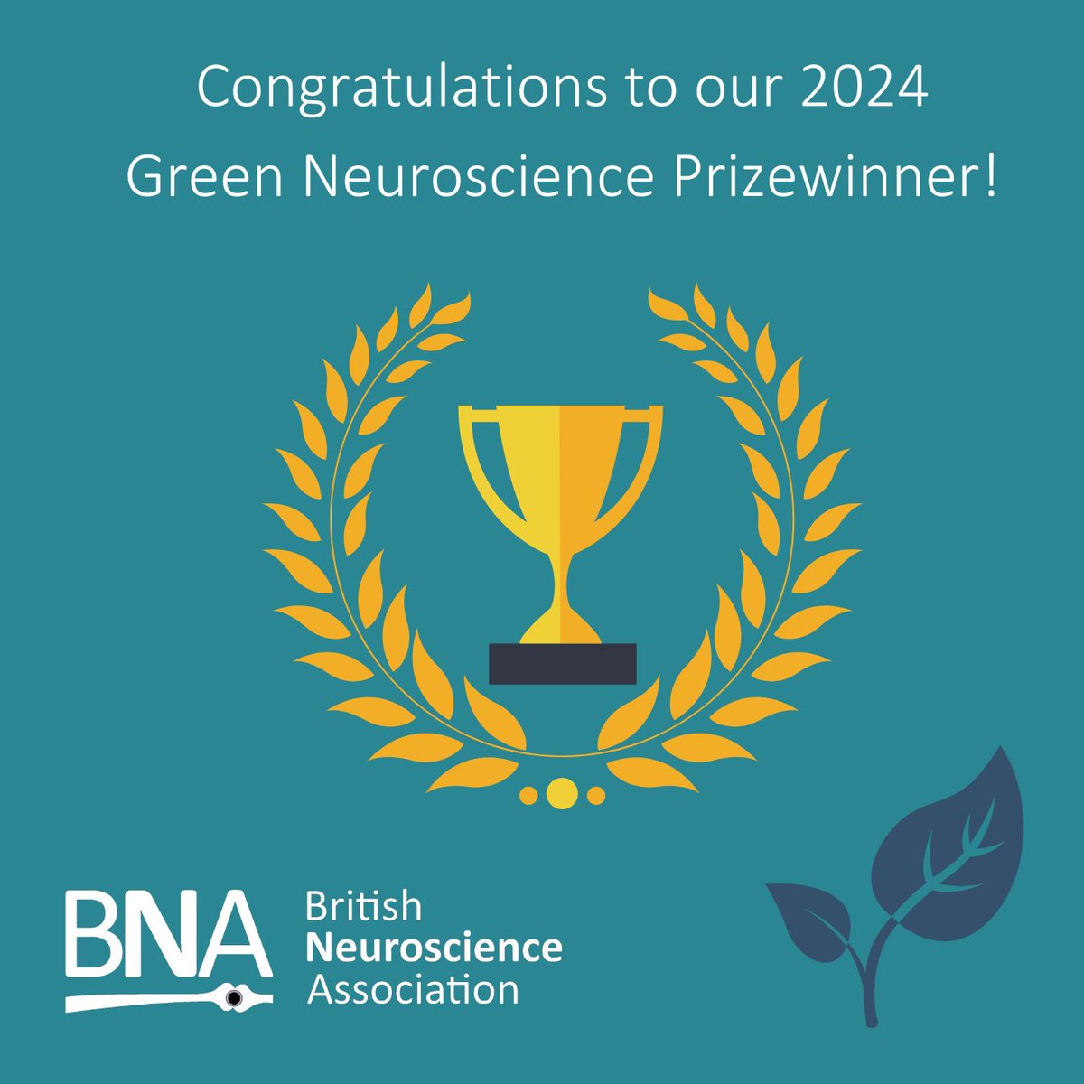 We are delighted to announce the winner of our #Green Neuroscience prize @NickSouter. This new prize is part of our commitment to minimise the negative #environmental impact of undertaking research, teaching and practice. bna.org.uk/mediacentre/ne…