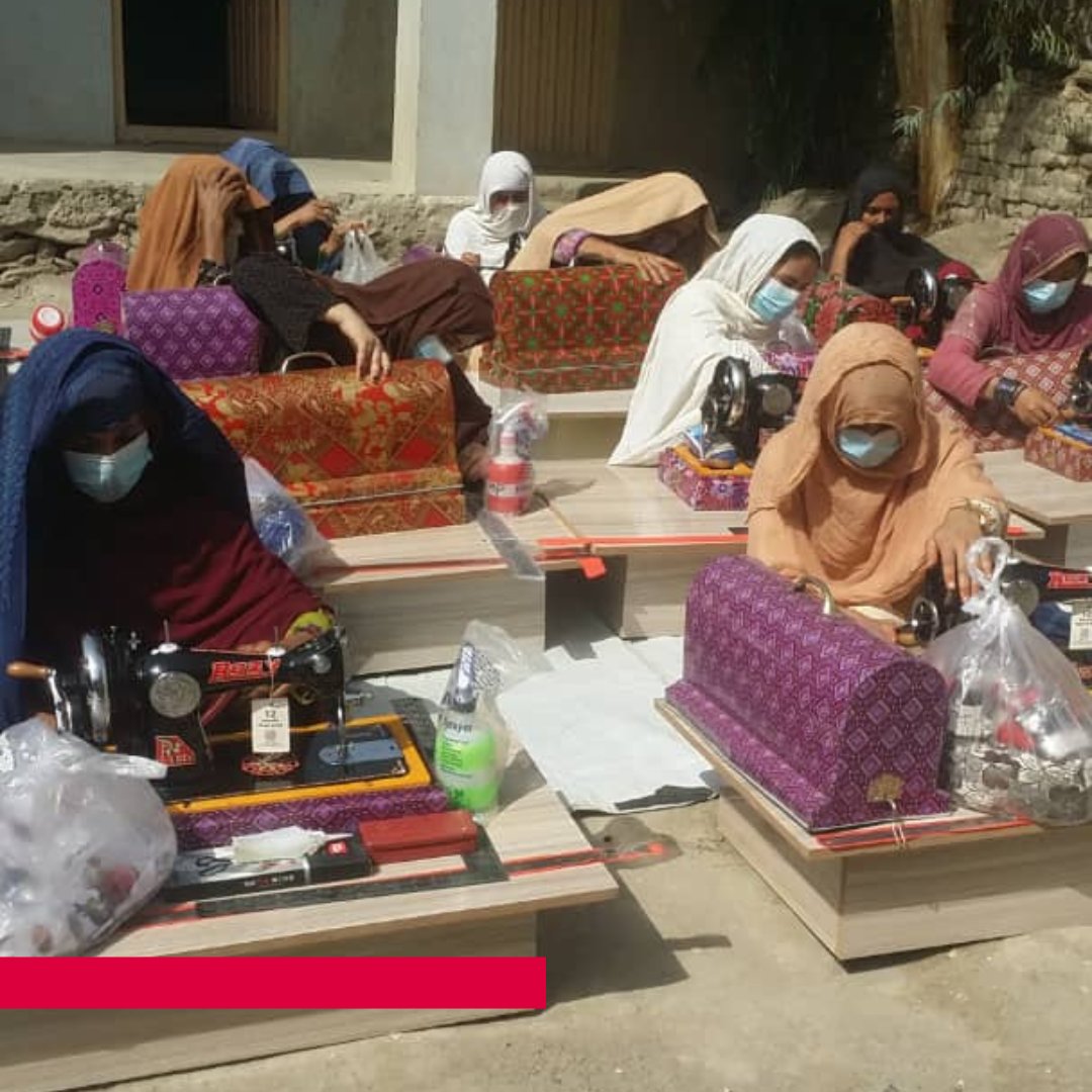 Our Women's Economic Empowerment program in Afghanistan has taught literacy, math, & empowering life & vocational skills like tailoring or embroidery. Through earning an income, women pave the way to brighter futures for their families. #BeyondAQuickFix #WestonFoundation