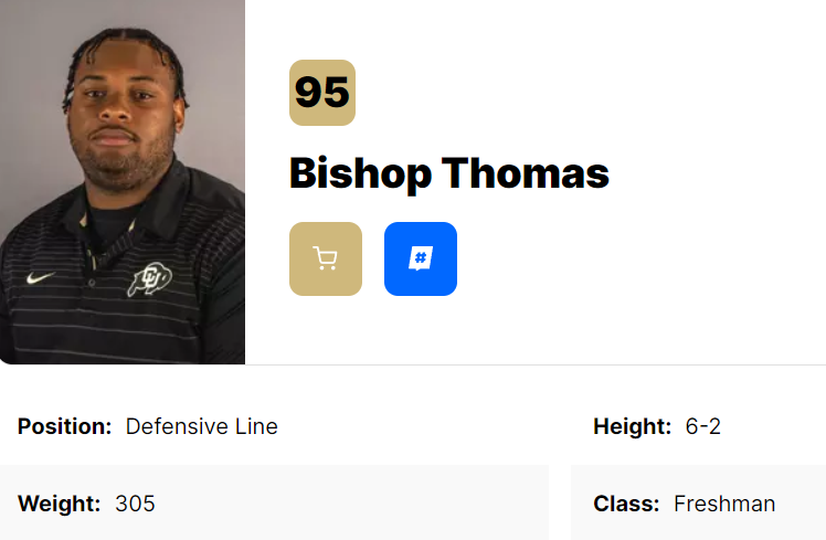 Colorado DL Bishop Thomas entered the portal. He transferred from Florida State. Rivals rated him a four-star recruit in the 2022 class.