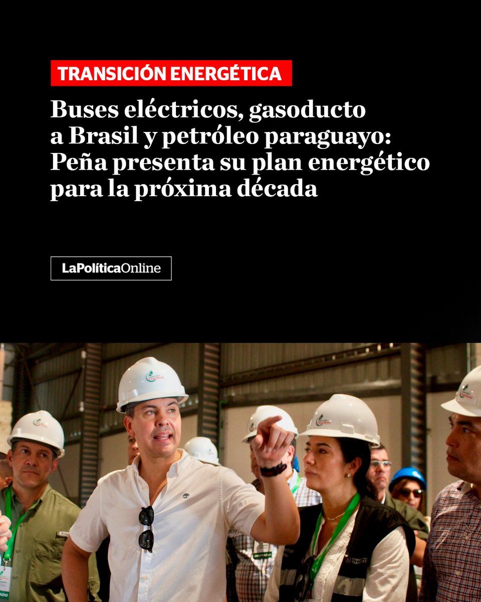 #Itaipú #VacaMuerta | El gobierno se autoimpuso 200 metas de 300 que son a corto plazo. Peña quiere posicionar a Paraguay en la transición energética, mientras impulsa la exploración de hidrocarburos. Los puntos clave del documento. [lapoliticaonline.info/4dgZ9F5]