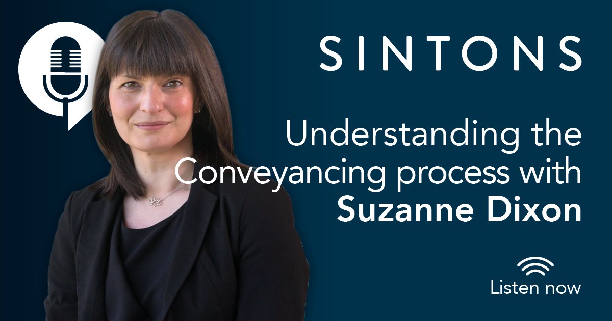 Sintons Conveyancing (@sintonsconveya1) on Twitter photo In the twenty-first of our ‘Understanding Residential Conveyancing’ podcast series, Senior Associate <a href="/suzannedixon01/">Suzanne Dixon</a> interviews third year solicitor apprentice, <a href="/SabrinaJackland/">Sabrina Jackland</a> tinyurl.com/5987a274 <a href="/SintonsLaw/">Sintons LLP</a> <a href="/Sintonspc/">Sintonspc</a> #podcasts #conveyancing In the twenty-first of our ‘Understanding Residential Conveyancing’ podcast series, Senior Associate <a href="/suzannedixon01/">Suzanne Dixon</a> interviews third year solicitor apprentice, <a href="/SabrinaJackland/">Sabrina Jackland</a> tinyurl.com/5987a274 <a href="/SintonsLaw/">Sintons LLP</a> <a href="/Sintonspc/">Sintonspc</a> #podcasts #conveyancing