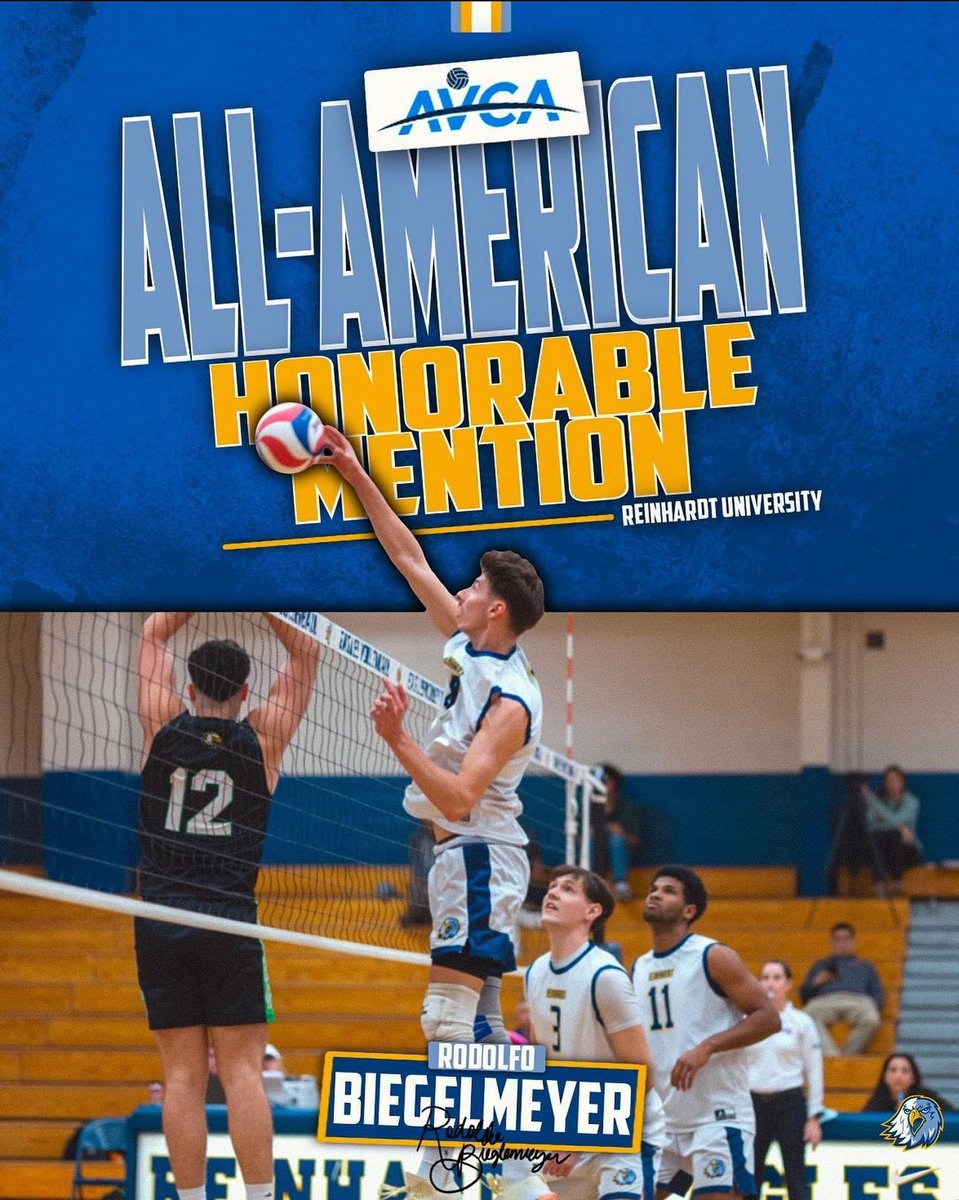 Congratulations to RUMVB’s Alex Sanchez & Rodolfo Biegelmeyer for earning AVCA All-American Honorable Mention Honors!!! And good luck to the team as they battle against OUAZ tonight at 5 PM EST in their first match at Nationals. #24Teams1RU🦅