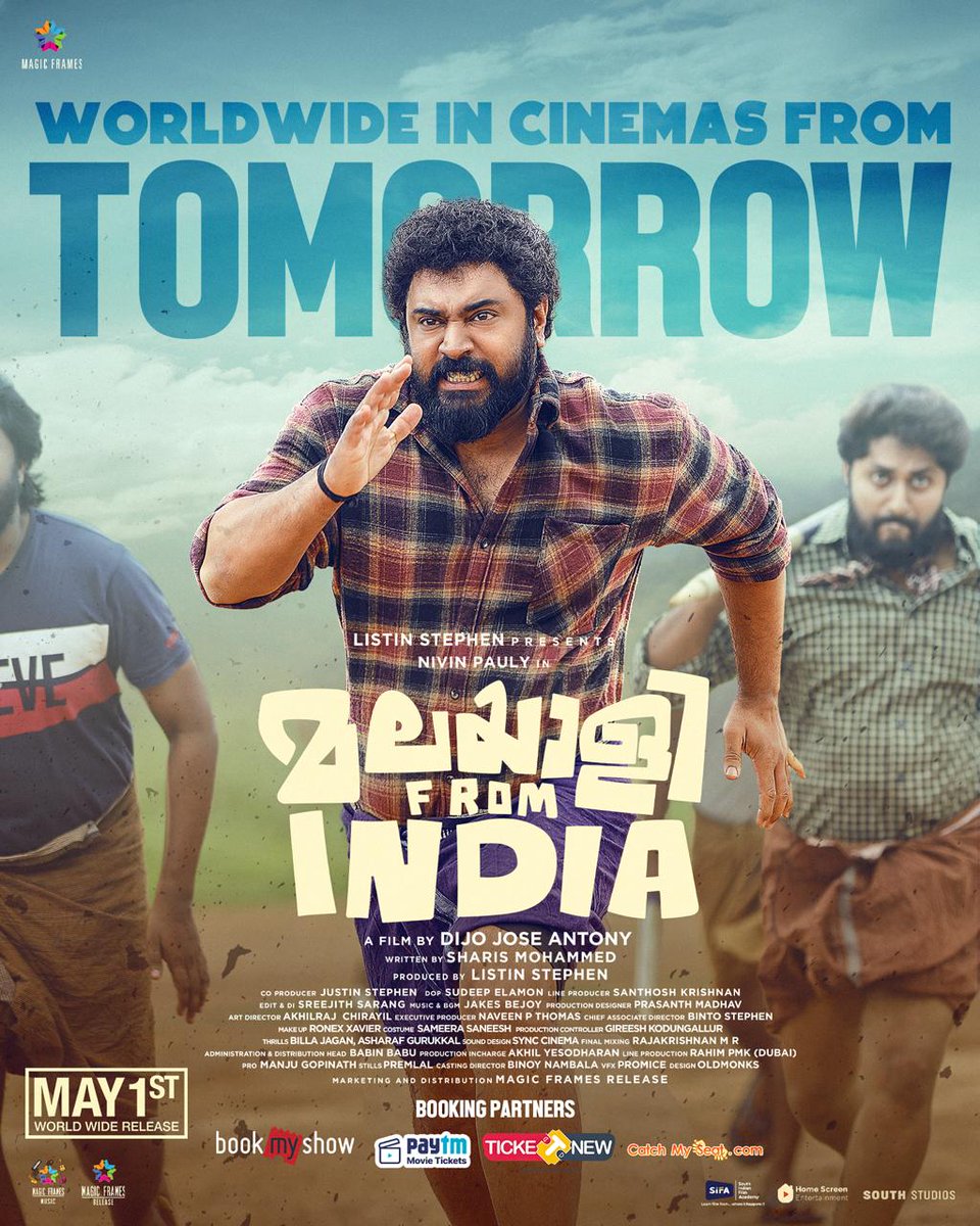 KLBoxOffice's tweet image. #MalayaleeFromIndia Hits Theatres Tomorrow 🔥

Expecting #NivinPauly with a Sensational Comeback 🔥🔥