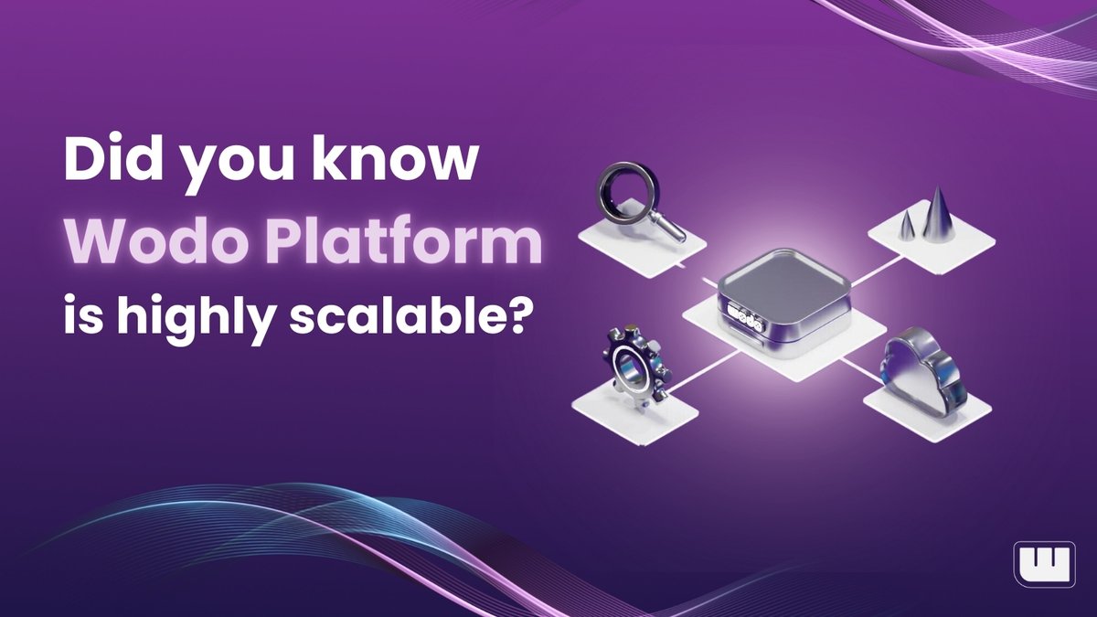 #DidYouKnow Wodo Platform is highly scalable? 🧐

🔗 The platform seamlessly handles all your #blockchain, NFT and metaverse operations while you focus on your business case.

wodo.network/platform/build

#WodoNetwork #WodoPlatform #CryptoNew #Web3 #Metaverse