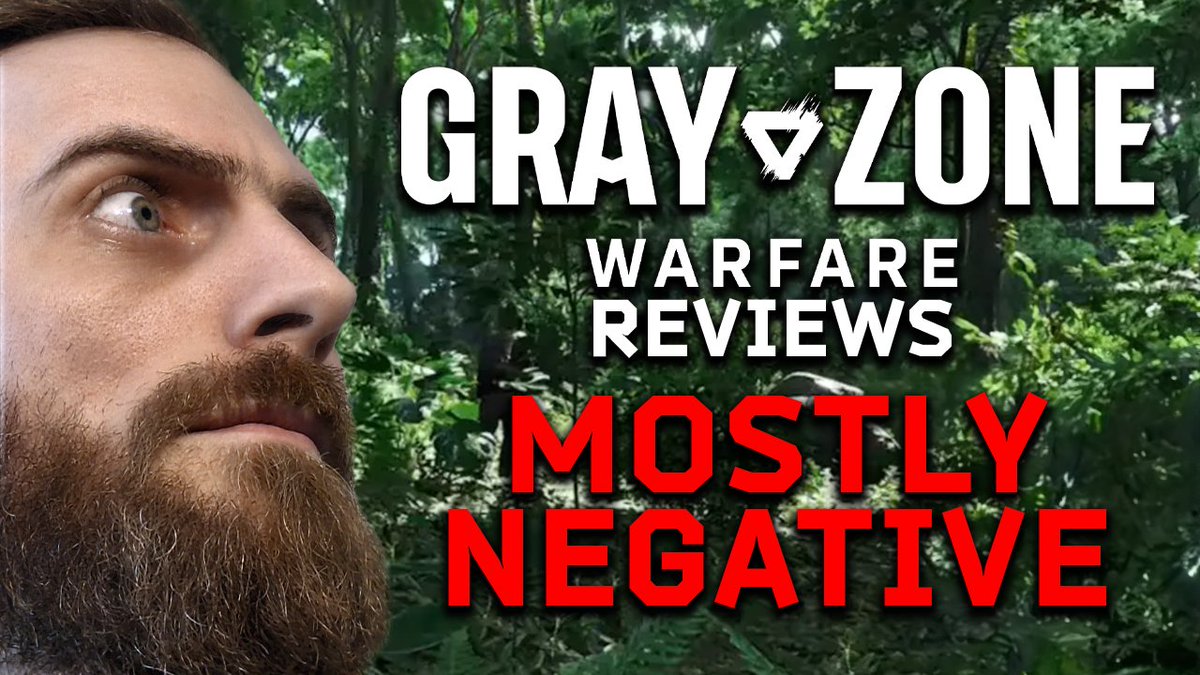 Eroktic's tweet image. Reviews are MOSTLY NEGATIVE - Gray Zone Warfare
vid is up on yt #GZW #GrayZoneWarfare