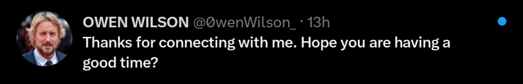 Y'all Owen Wilson knows me🥹