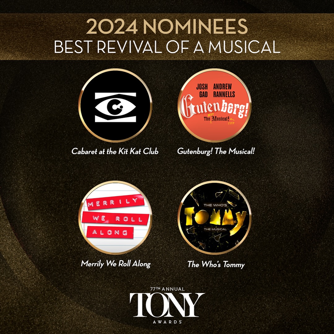 Congratz to the Best Play & Best Musical nominees for this year's @TheTonyAwards.  I'd encourage everyone, if they can, to see these wonderful shows and support live theater.  The arts help, the arts heal, the arts matter.  #TonyAwards #musical #theater #musicaltheater #Broadway