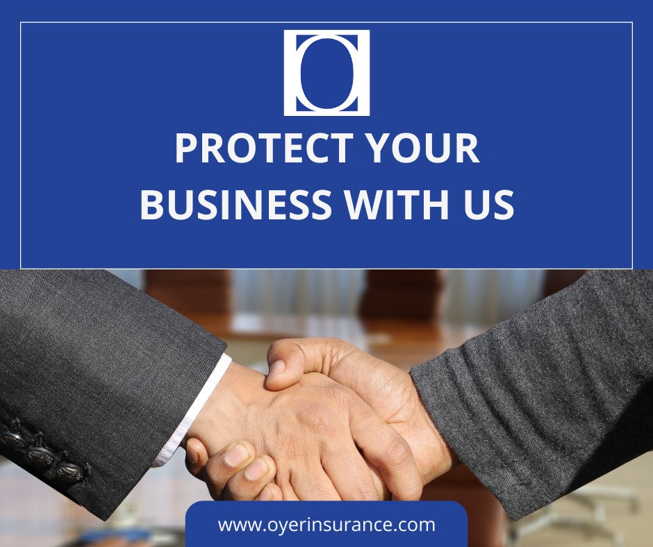 Don't let the unexpected disrupt your business! Our tailored business insurance solutions are designed to safeguard your company against risks, allowing you to focus on what you do best – growing your business.  #oyerinsurance #BusinessInsurance #ProtectYourBusiness