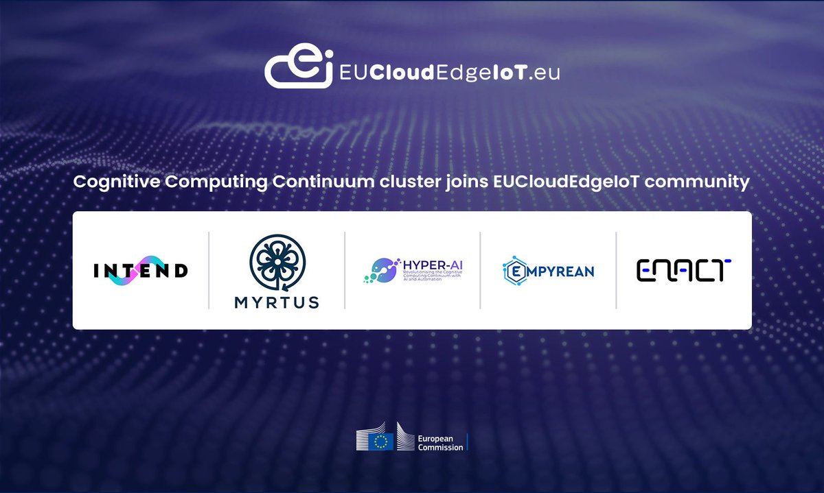 Proud to be part of the EUCEI community! As ENACT Project, we're excited to contribute to the Cognitive Computing Continuum cluster alongside innovative peers! 💡🚀