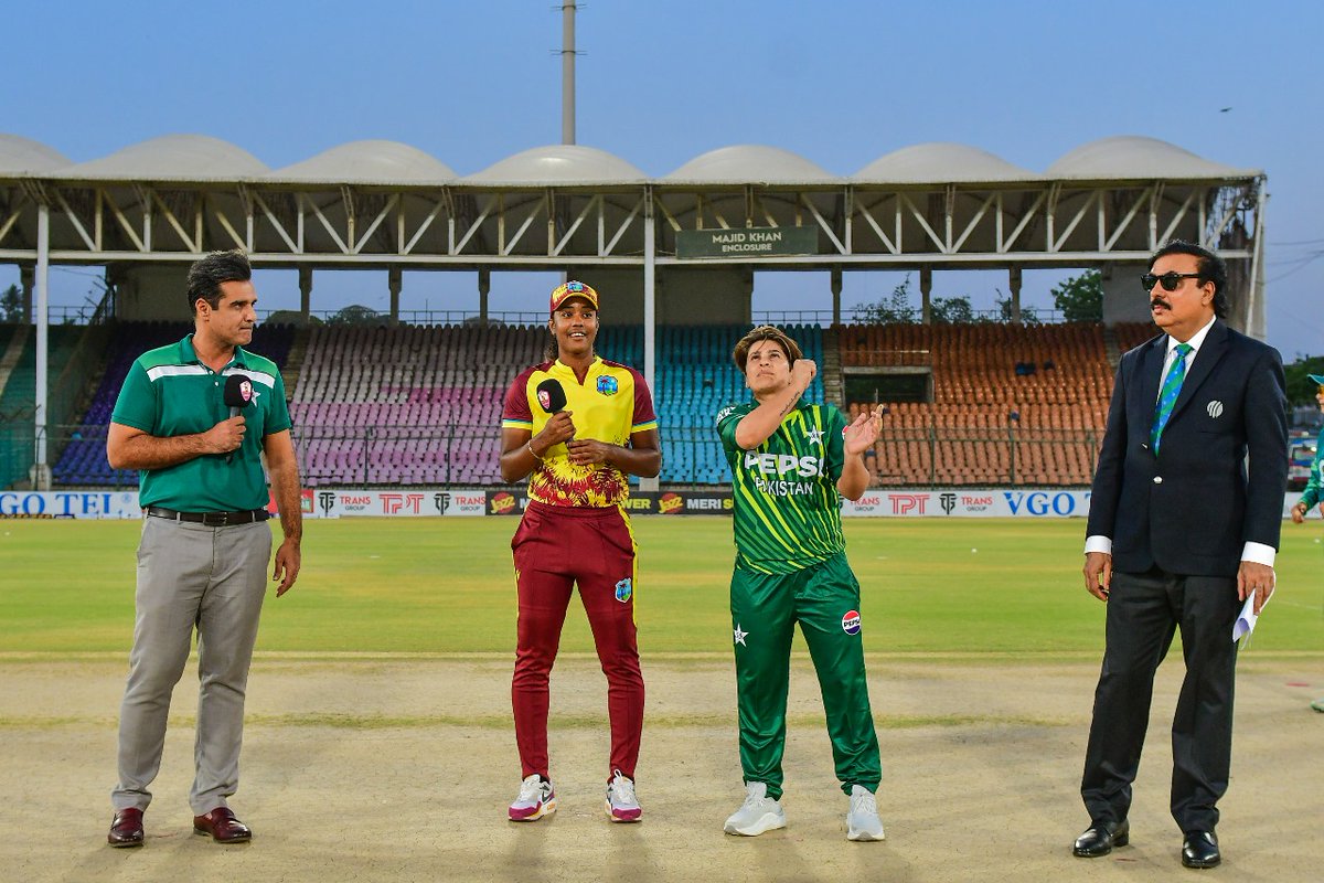 🇵🇰 Pakistan vs West Indies - 3rd T20I 🏝️

Pakistan won the toss and opted to bowl.

📸: PCB

#PAKvWI
