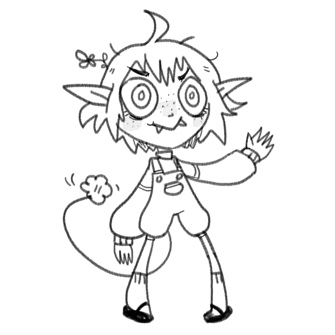 PUMPKA_'s tweet photo. Did my first *just a sketch* of @ronjachann !! Hope you like it hehe!!🌱 

You can get these lil sketches via my Ko-Fi with just 3€ ! ┆ #cavegallery #bypumpka https://t.co/ZErGXnEMSK