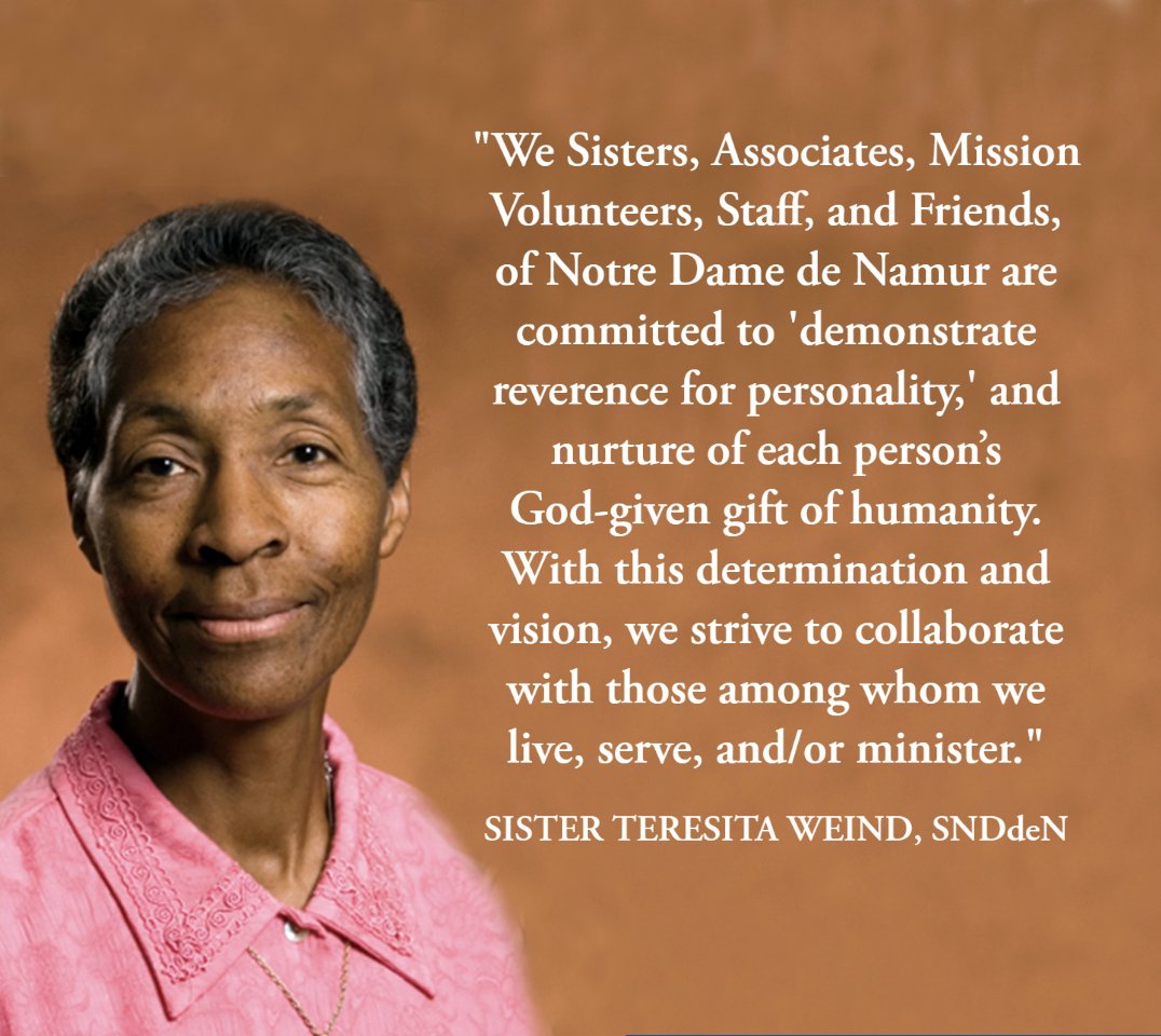 Join us in gratitude for the life and gift that Sr. Teresita Weind, SNDdeN  ( 1942- 2024 ) has been. She was our Congregational leader, 2008 - 2022. We were blessed by her in so many ways. May she now spend eternity in the company of the good God whom she so faithfully served.