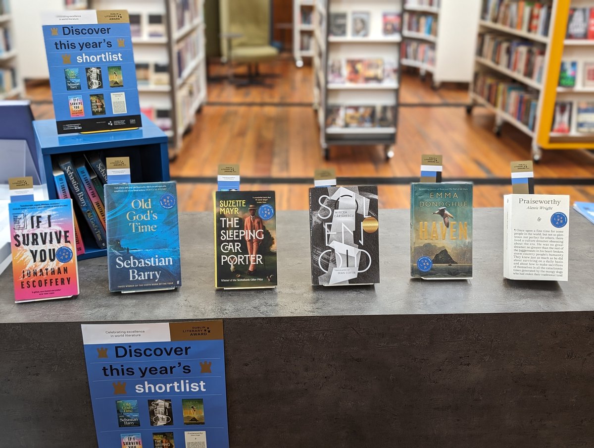 Kevin Street Library has put together a special display of books shortlisted for the Dublin Literary Awards 2024.

Head to the library today and grab your favourite read.

#MyDublinLibrary @DublinLitAward