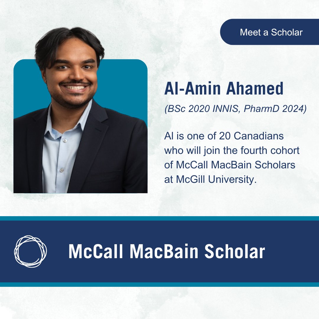 🌟 McCall MacBain Scholar Spotlight 🌟 Congratulations Al-Amin Ahamed! Al is one of 20 Canadians who will receive a fully funded scholarship for a master’s or professional degree, along with comprehensive mentorship at McGill University. Read their story: uoft.me/mm2024