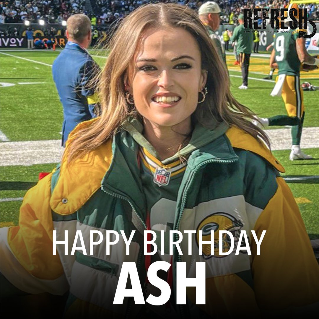 🎉 Happy Birthday Ash! The Refresh Sports team wishes you a fantastic day! 🏈 Ash’s recent projects include ‘The Snap’ on Sky and collaborations with Channel 5 and Whisper, all focused on everything NFL! 👏 🌟 Here’s to more exciting progress and success!