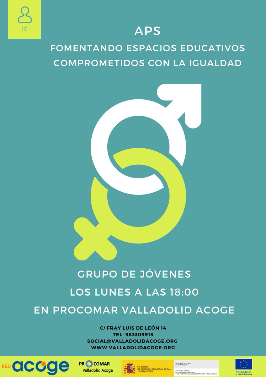 📷 Impulsando un enfoque integral en igualdad/equidad y justicia social. Nuestro nuevo proyecto transversal aborda temas desde género, prejuicios, estereotipos hasta discriminación,. #igualdad #diversidad #JusticiaSocial #Valladolid