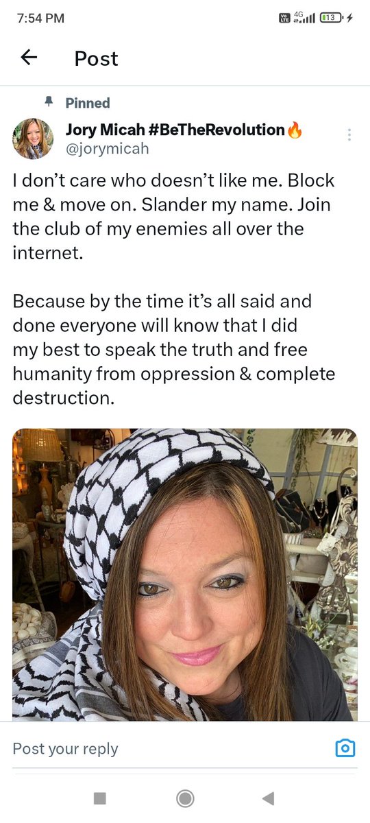 'I won't dwell on those who oppose me. Let them spread rumors. I'll keep fighting for truth and freedom, leaving a legacy of resilience against oppression. #TruthPrevails' 
@jorymicah

🇮🇷🇵🇸
#FreePalestine #Woman #ısraelTerrorists