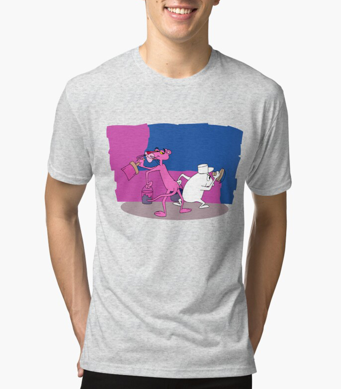 Today we share our Pink Panther tee: redbubble.com/i/camiseta/PP-…

#Tshirt #hoodie #gifts #giftideas #camiseta #sudadera #regalos #ideasregalo #Tshirtdesign #PinkPanther #PanteraRosa #LaPanteraRosa #ThePinkPanther #cartoon #dibujosanimados #80s #egb #yofuiaegb