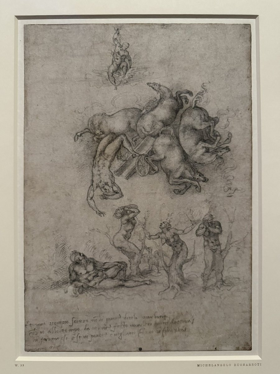 #MichelangeloLastDecades 
Divine and humane art of a Renaissance polymath. Highlights: Epifania cartoon, and gifts to Tommaso de’Cavalieri #britishmuseum #exhibition #Michelangelo