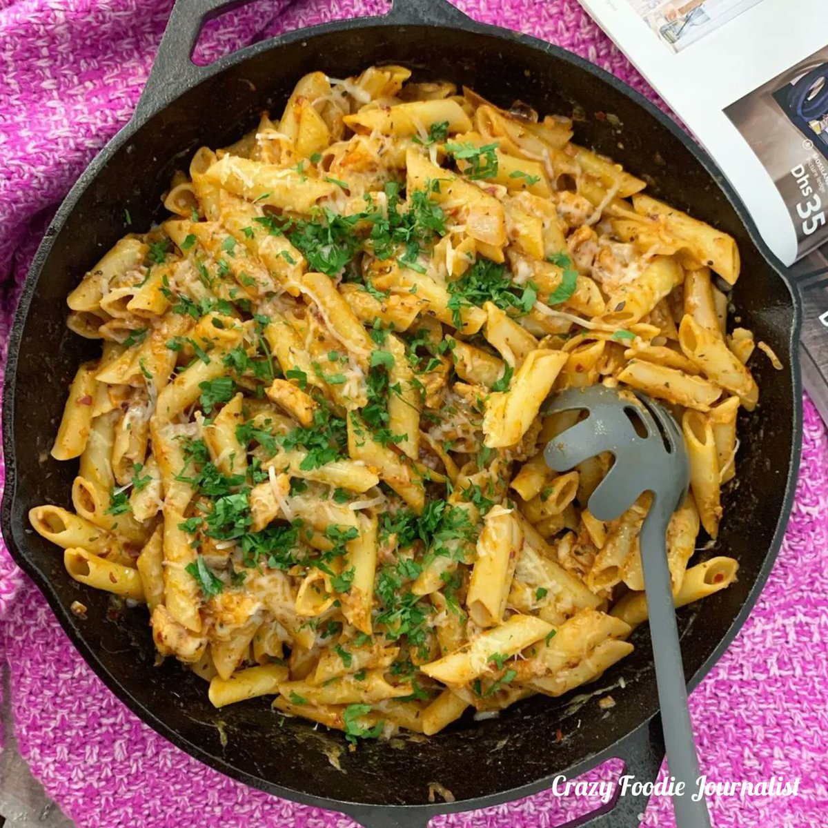 Chicken Parmesan Pasta.

#cookingathome #yum  #chickenparmesan #pasta #crazyfoodiejournalist #foodpics #stayhome #instagram #breakfast #vegan #cake #follow #cuisine #like #dessert #italianfood #pasta #foodpic #foodblog #quarantine #picoftheday #restaurant #cucina