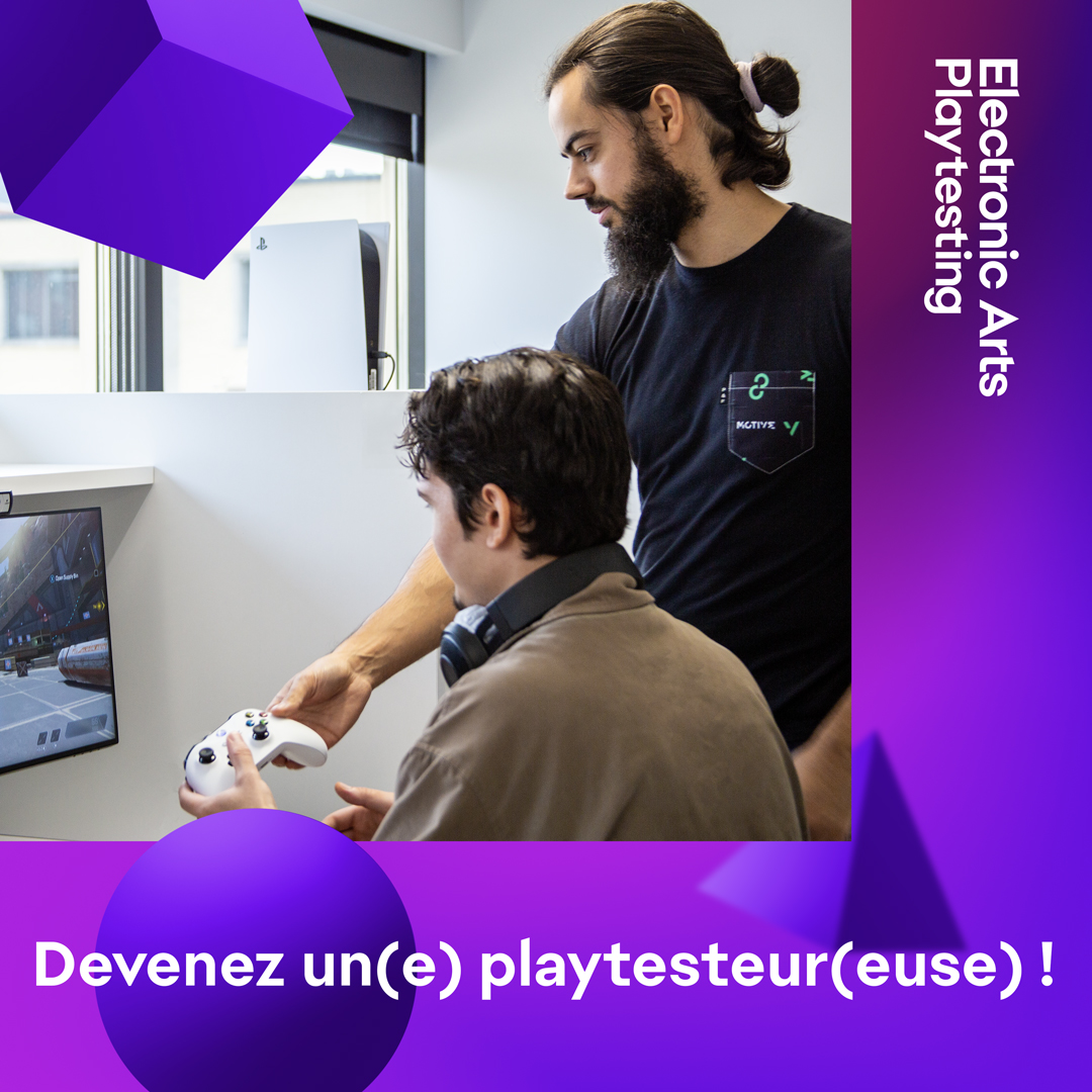 MotiveStudio's tweet image. Nous voulons votre avis! 🫵🎮 Rejoignez la communauté de playtest d'EA et inspirez l'avenir du jeu: x.ea.com/79379 #playtesting