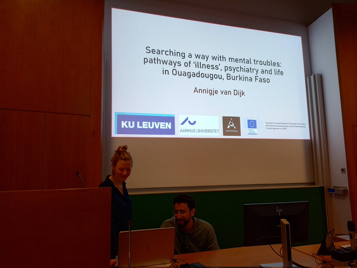 Very happy to attend soon to be Dr Annigje van Dijk's #phd defence today <a href="/KU_Leuven/">KU Leuven</a> - yet another ANTHUSIAst making it to the finish line! <a href="/ITN_ANTHUSIA/">ANTHUSIA</a> <a href="/AarhusUni/">Aarhus Universitet</a>. She worked on #mentalhealth in #BurkinaFaso