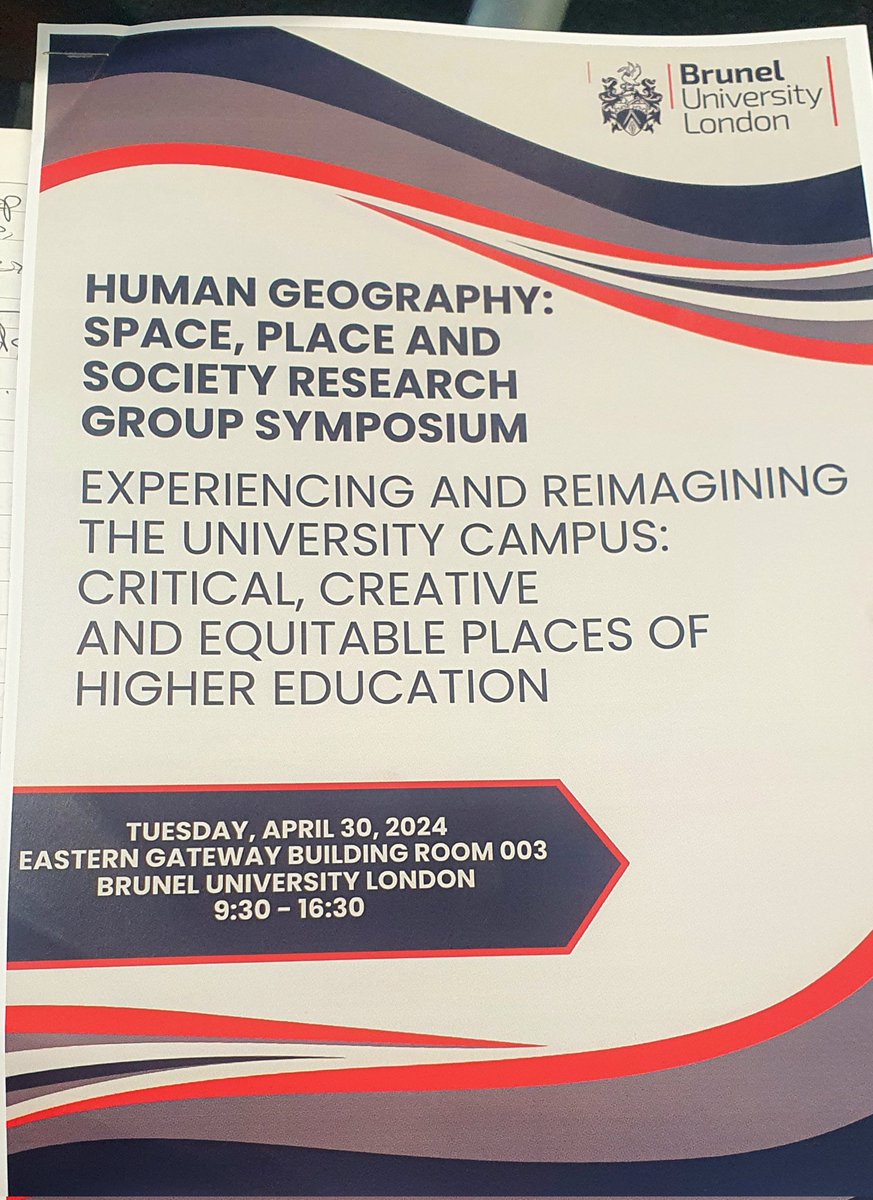 Today with @DrSallyLEvans at Brunel Uniersity @Bruneluni at a Symposium we spoke about the research, community engagement & social action we do @UniofReading using participatory research & participatory engagement. @UniRdg_GES @UniRdg_Research #AcademicTwitter #research