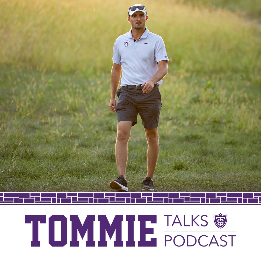 This week Tommie Talks walks the course with Men’s Golf Head Coach Matt Rachey. We talk about going from golf pro to golf coach, the grind of being a pro golfer, we get a few tips, and much more! Get it here: tinyurl.com/e9mc8evw