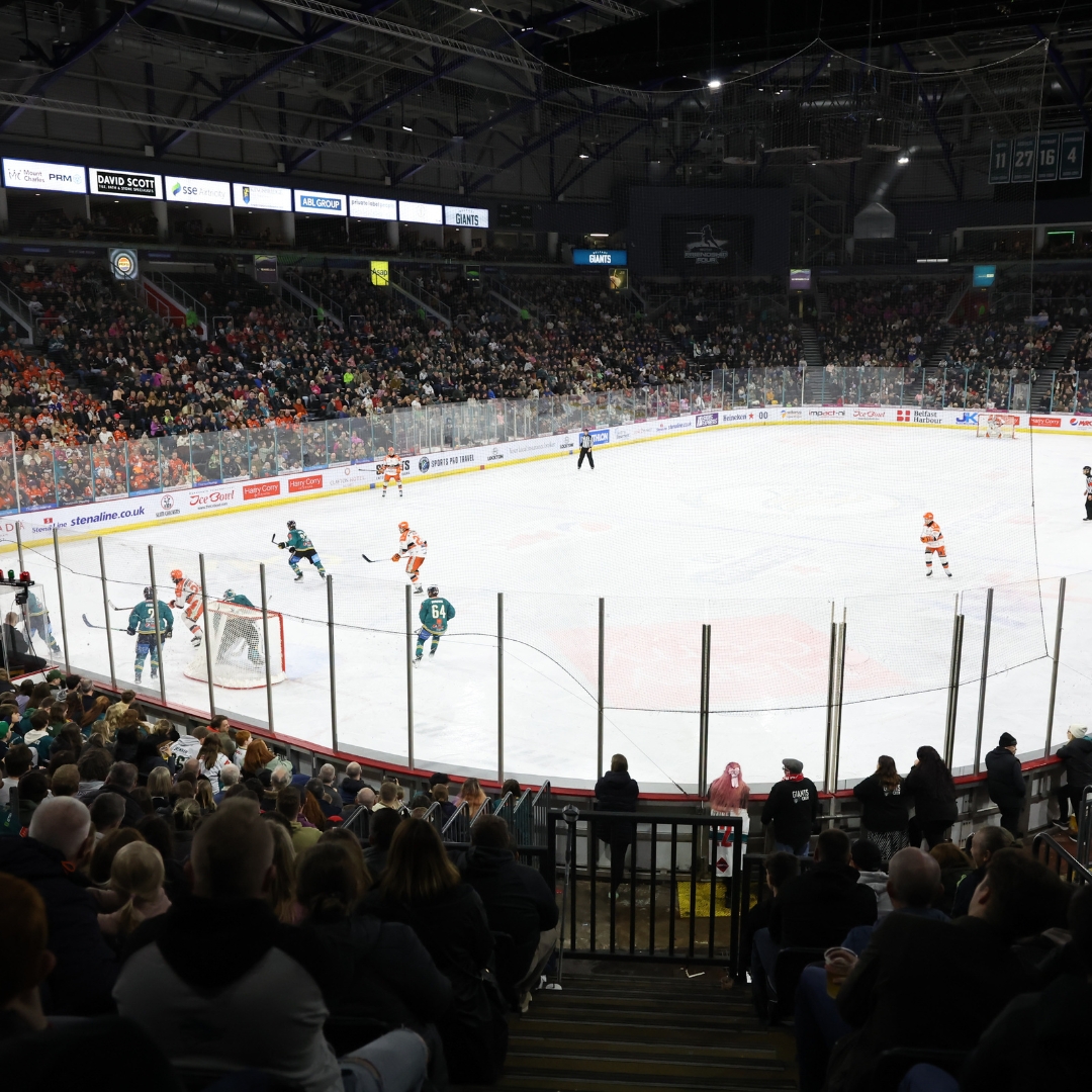 The Stena Line Belfast Giants offer a wide range of home game night activity to enhance your brand's profile. From promotional giveaways to branded intermission games, there's nothing like putting your name on a game! 🏒 ℹ️ bit.ly/BelfastGiantsS… #WeAreGiants #GiantsTogether