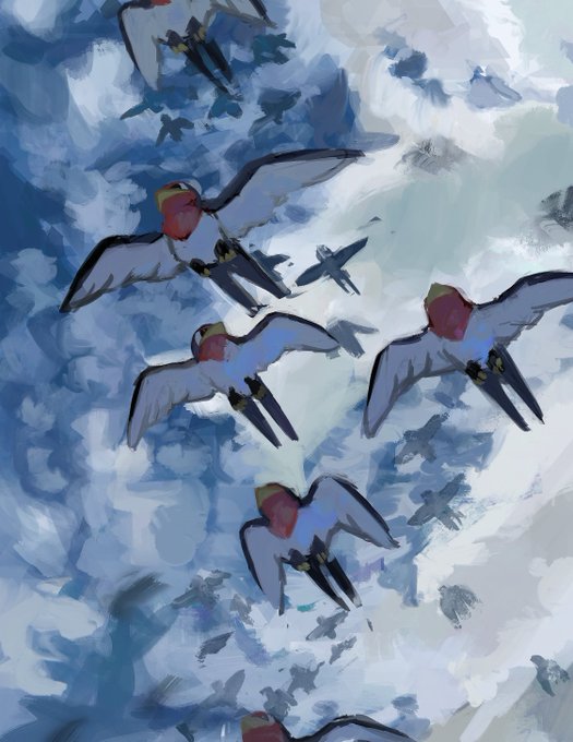 「flying」 illustration images(Latest｜RT&Fav:50)